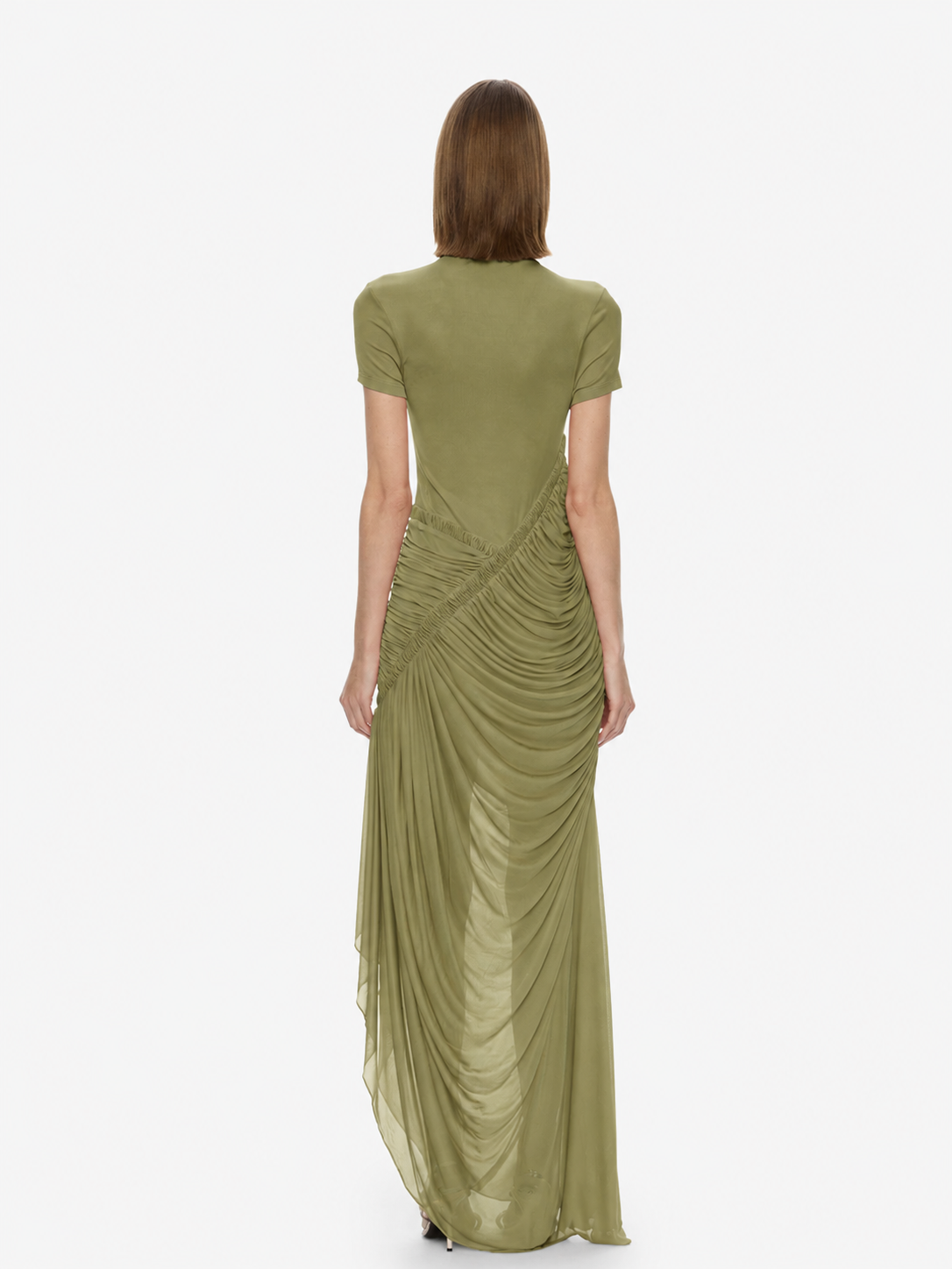 Fusion Ruched Ripple Dress