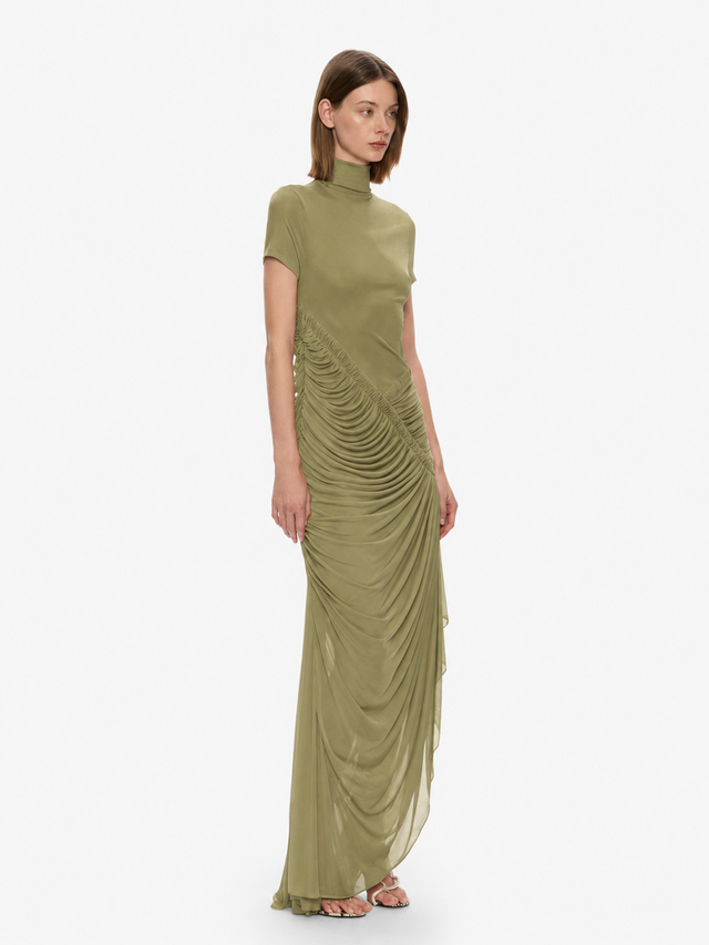 Fusion Ruched Ripple Dress