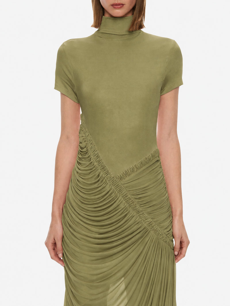 Fusion Ruched Ripple Dress - Image 3
