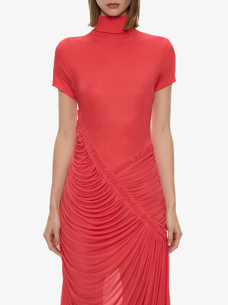Fusion Ruched Ripple Dress - Image 3