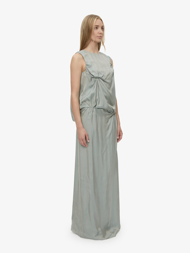 Kacere Bikini Tuck Column Tank Dress