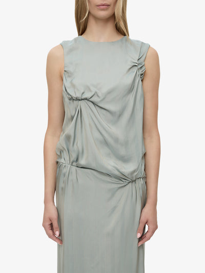 Kacere Bikini Tuck Column Tank Dress