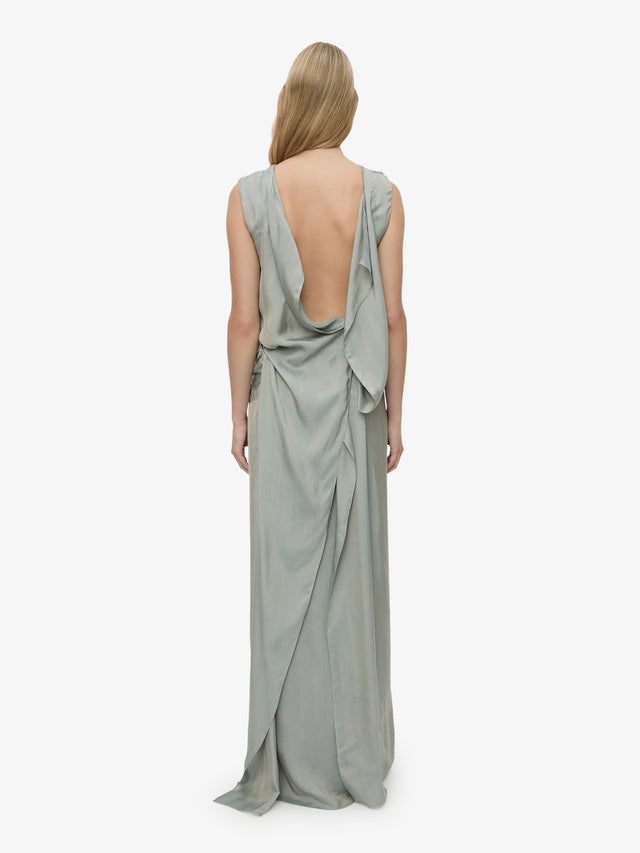 Kacere Bikini Tuck Column Tank Dress