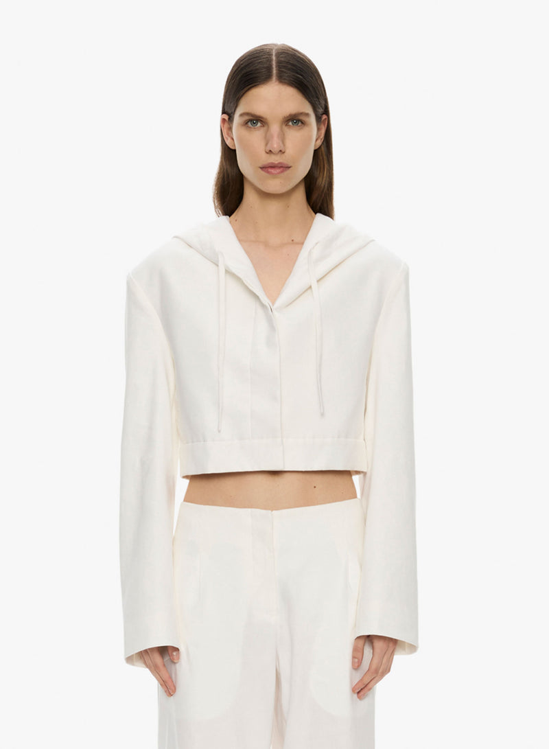 Noa Linen Hoodie - Image 1