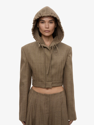 Plinth Herringbone Hoodie