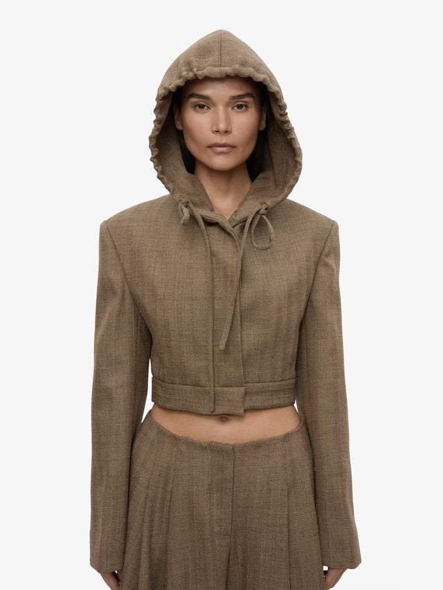 Plinth Herringbone Hoodie