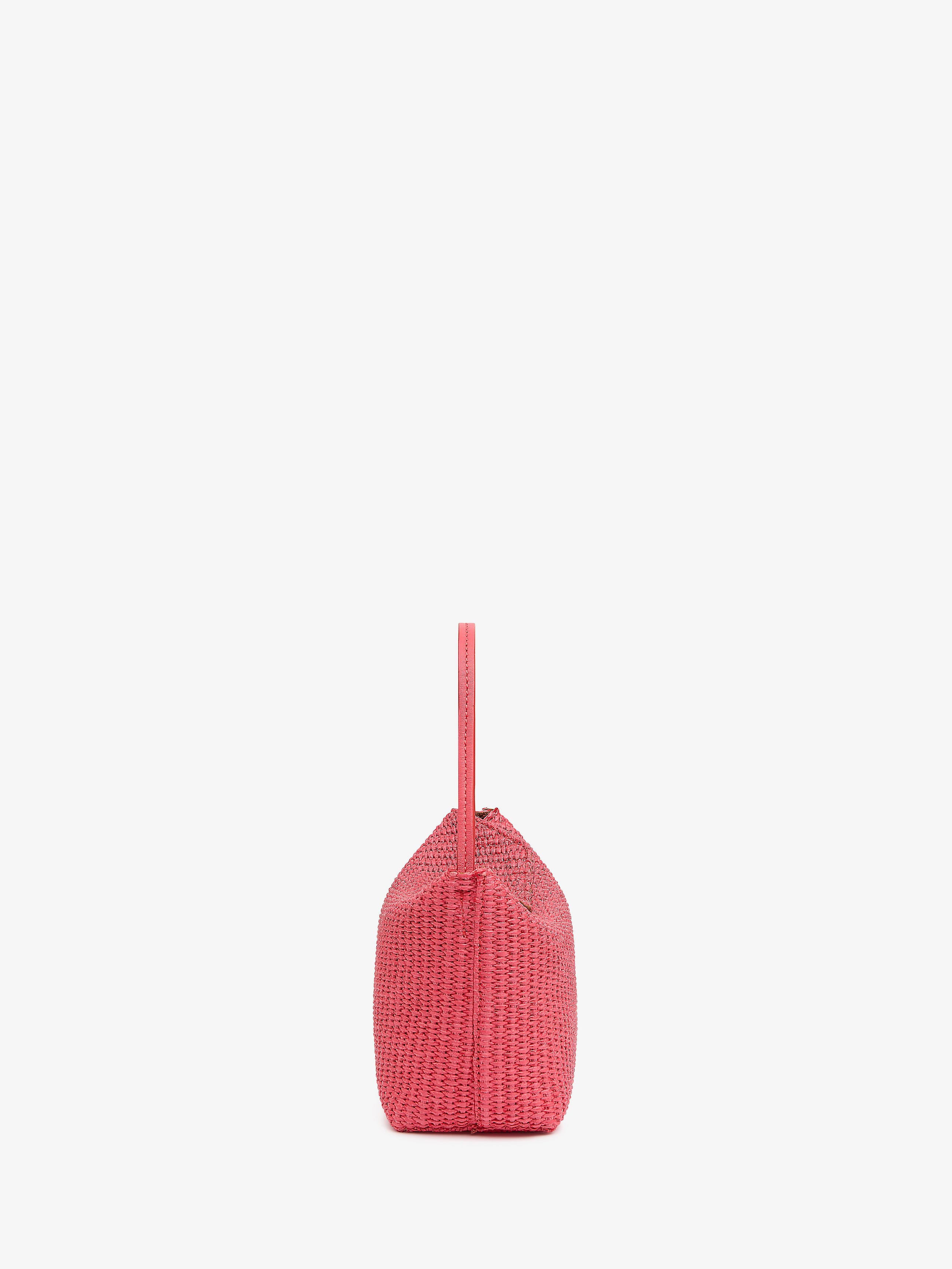 Turnlock Raffia Mini Bag