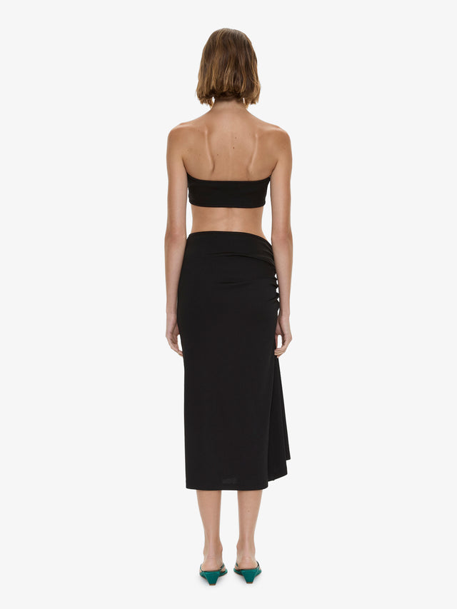 Droplet Crystal Clasp Cascade Skirt
