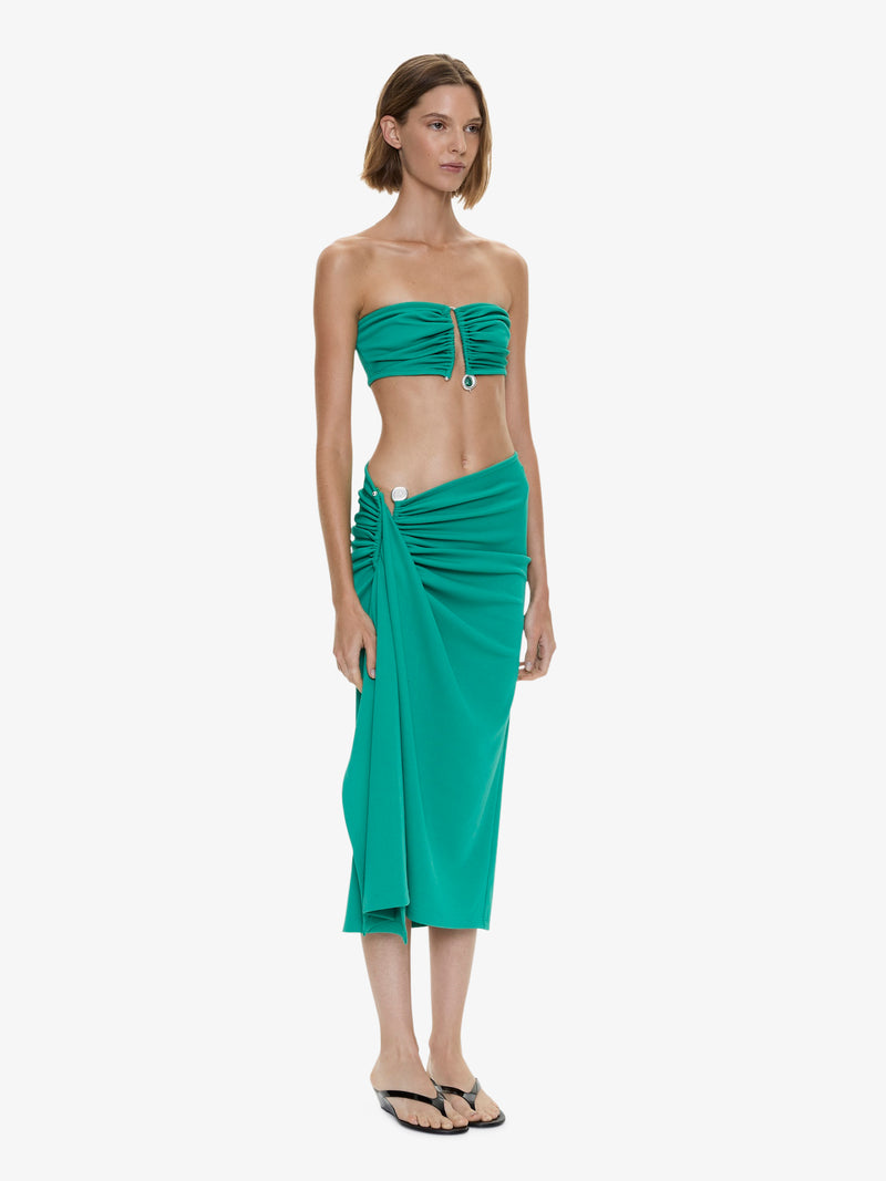 Droplet Crystal Clasp Cascade Skirt - Image 2