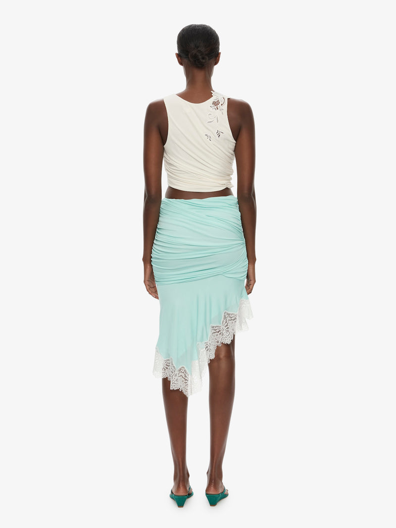 Incline Gathered Skirt - Image 4