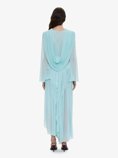 Ripple Drape Long Sleeve Top