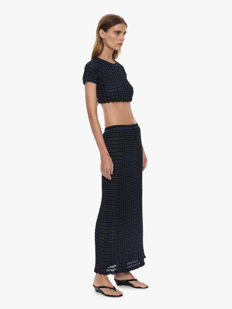 Verano Stripe Skirt - Image 2