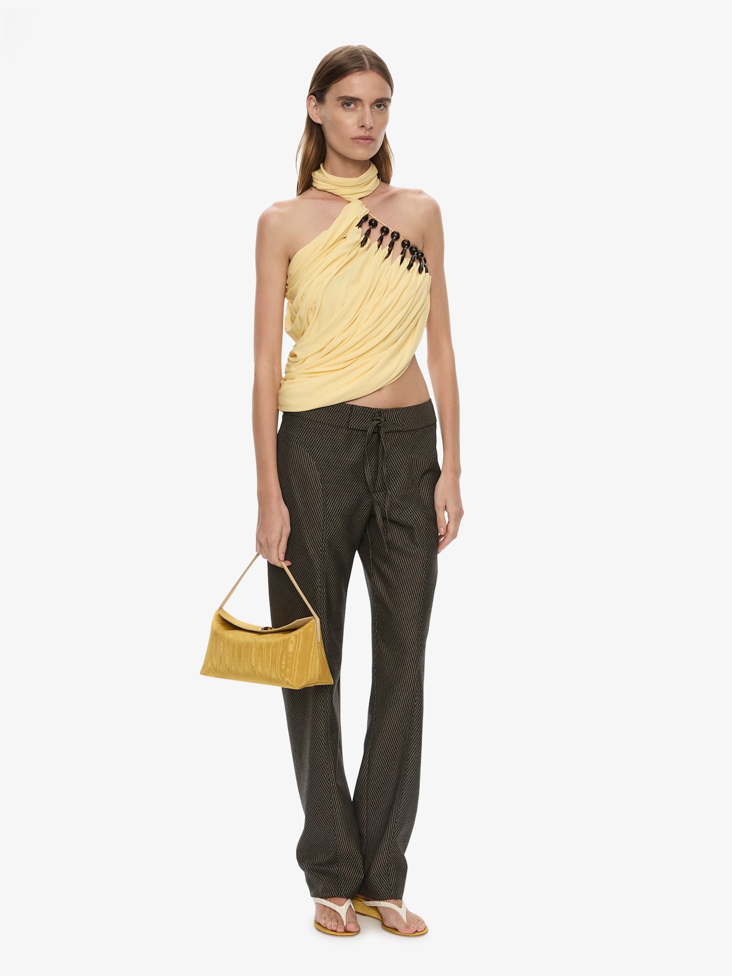 Tortoise Droplet Halter Top