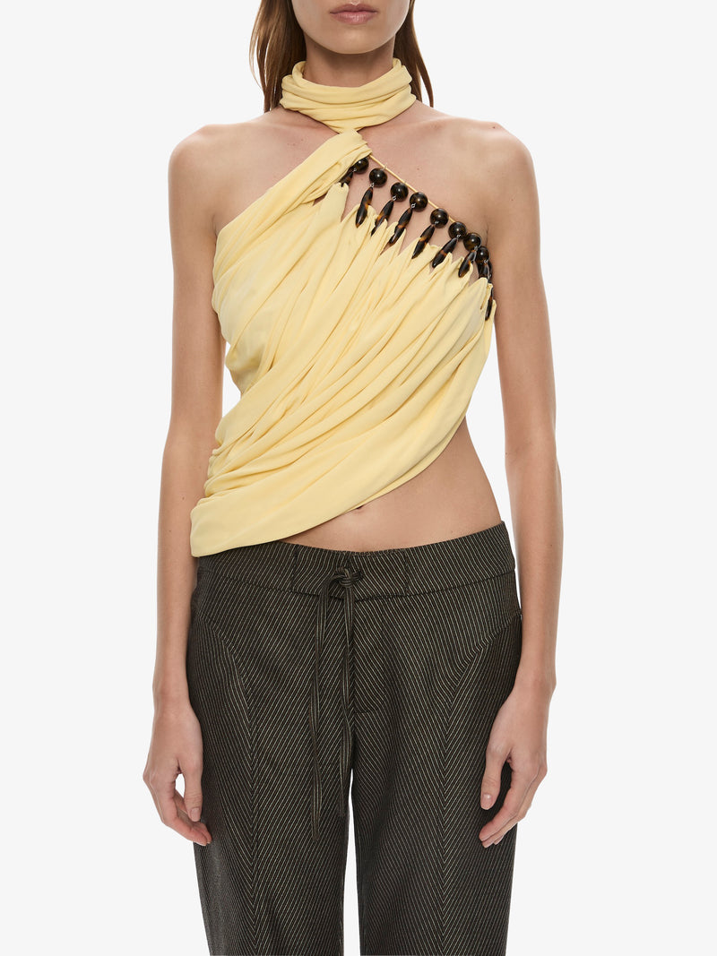 Tortoise Droplet Halter Top - Image 3
