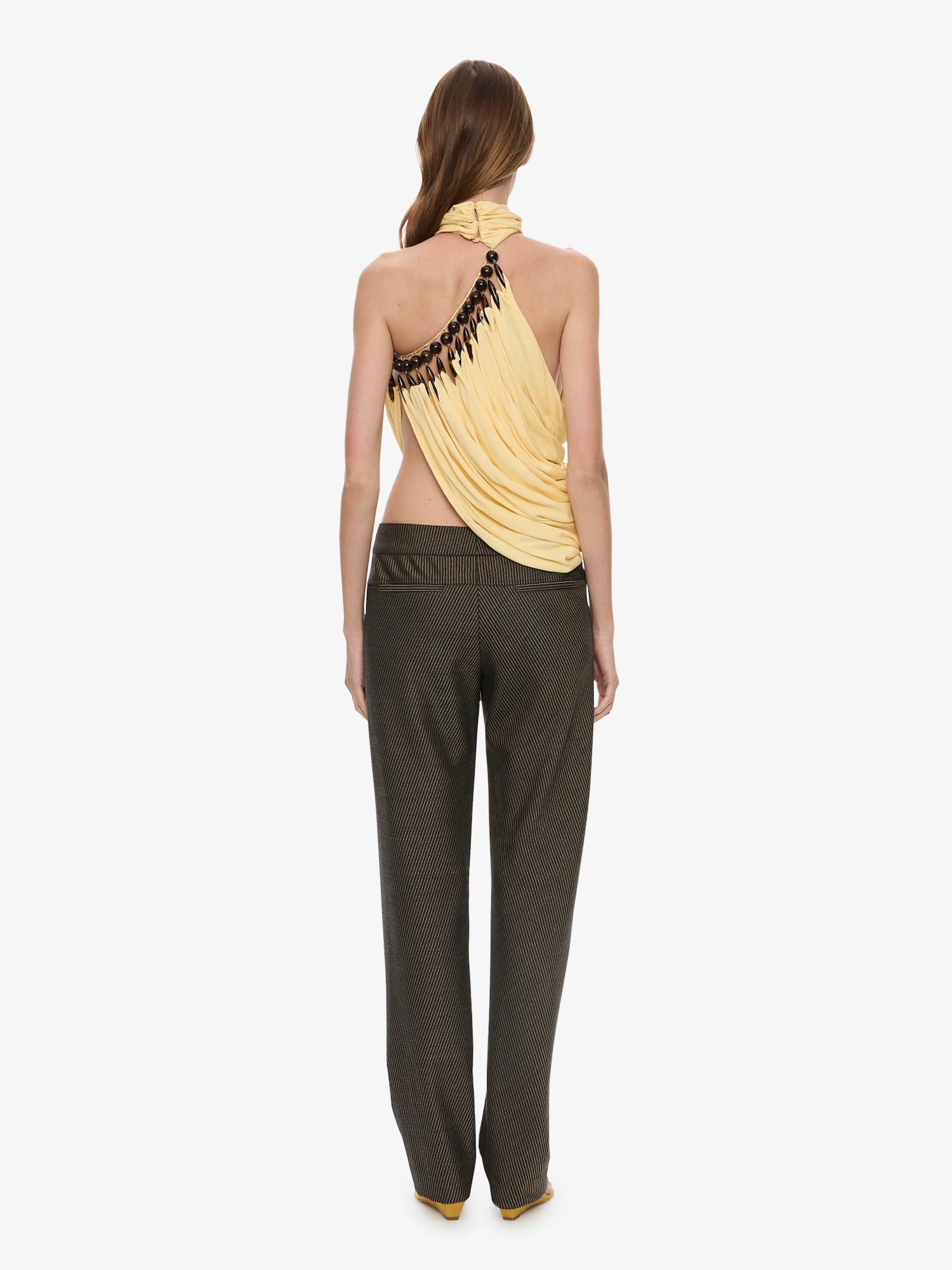 Tortoise Droplet Halter Top