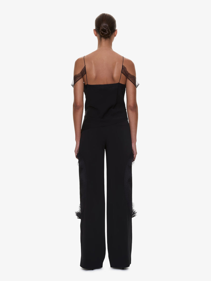 Miro Split Lace Draped Cami - Image 5