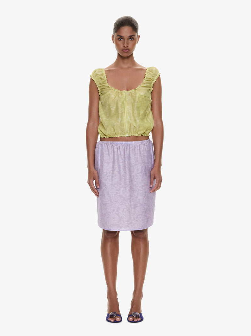 Light Leak Jacquard Zip Up Top - Image 2