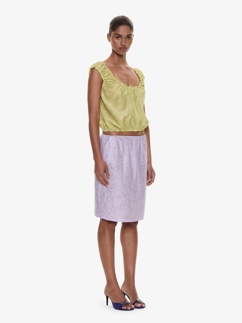Light Leak Jacquard Slip Skirt - Image 2