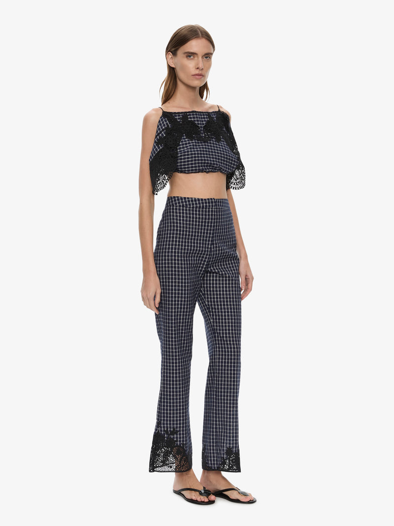 Maya Embroidered Handkerchief Trouser - Image 2