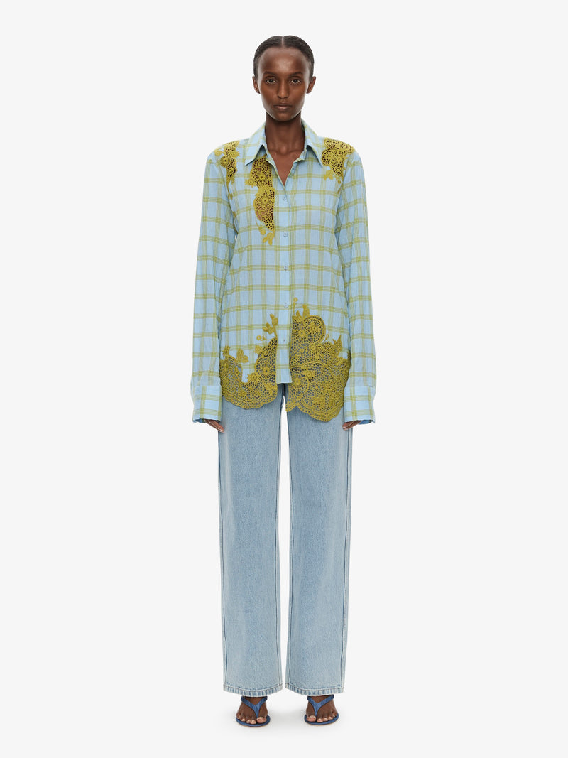 Maya Embroidered Handkerchief Shirt - Image 2