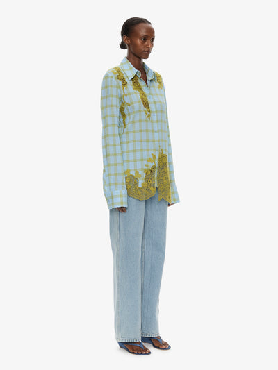 Maya Embroidered Handkerchief Shirt