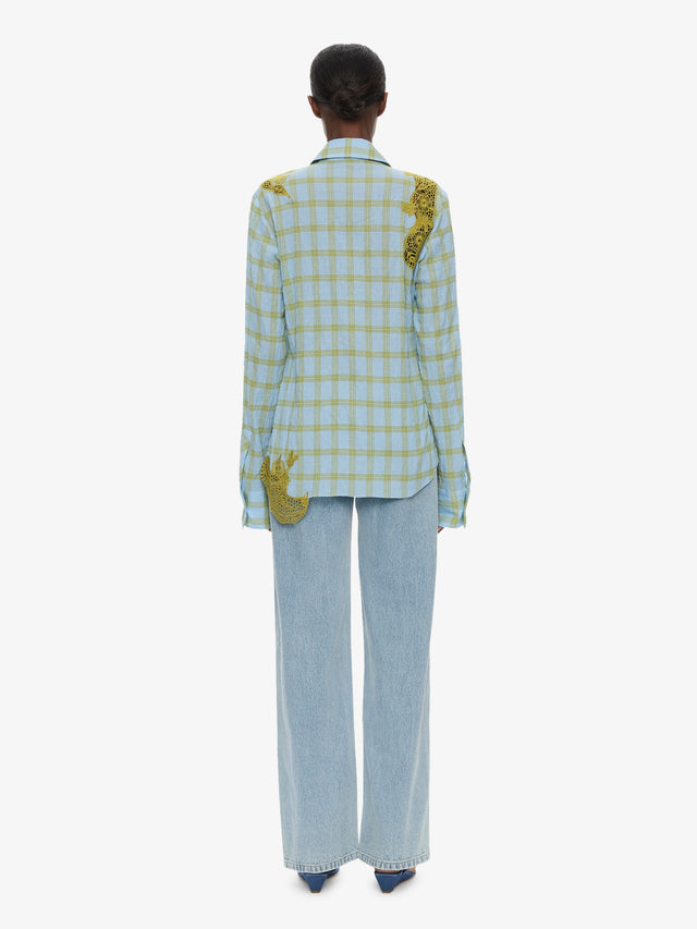 Maya Embroidered Handkerchief Shirt