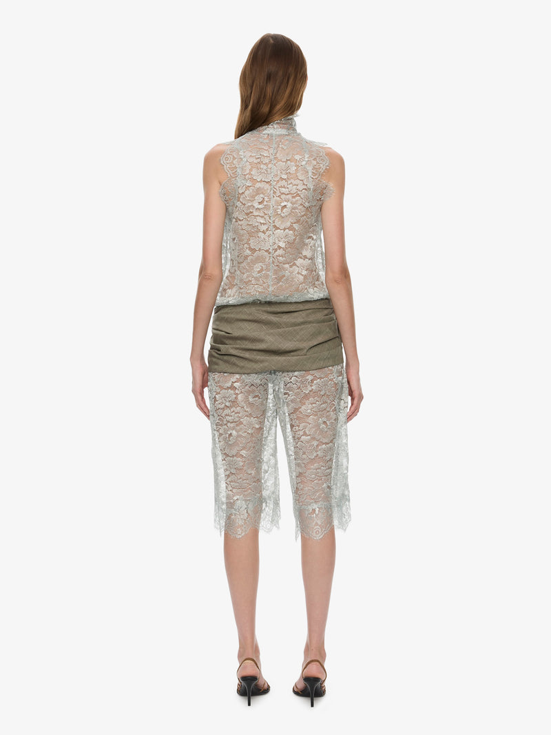 Moonlit Patina Lace Zipped One Piece - Image 5