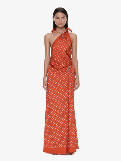 Bandana Scarf Tie Top