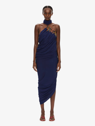 Tropique Droplet Halter Dress