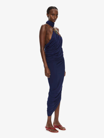 Tropique Droplet Halter Dress