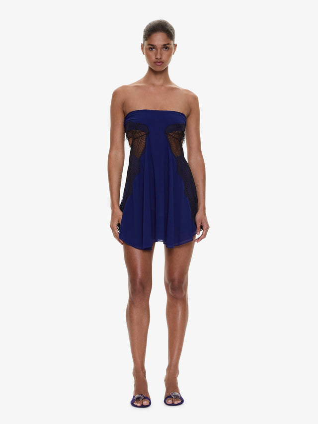 Aira Strapless Lace Mini Dress