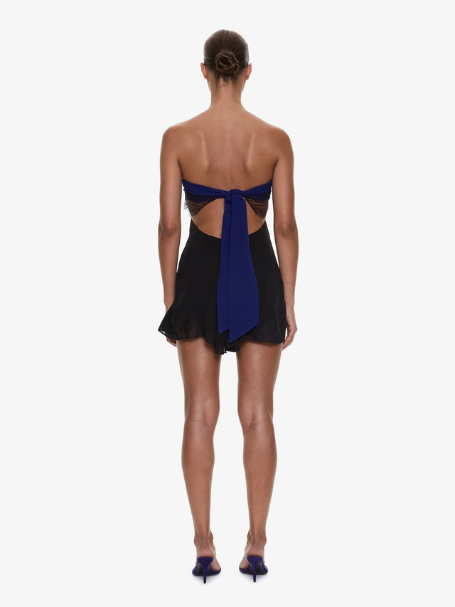 Aira Strapless Lace Mini Dress