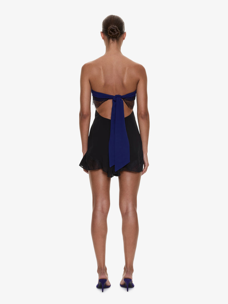Aira Strapless Lace Mini Dress - Image 4