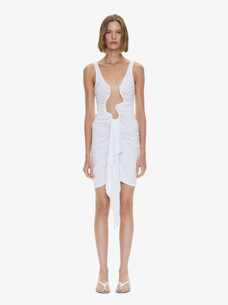 Salacia Jersey Drape Mini Dress - Image 1