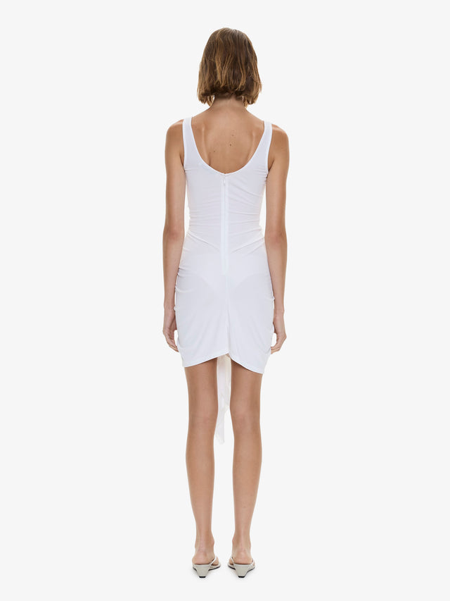 Salacia Jersey Drape Mini Dress
