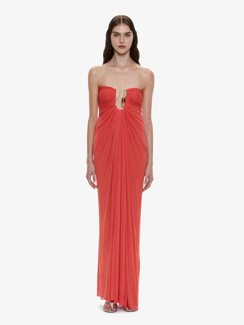 Helix Crystal Strapless Gown - Image 1