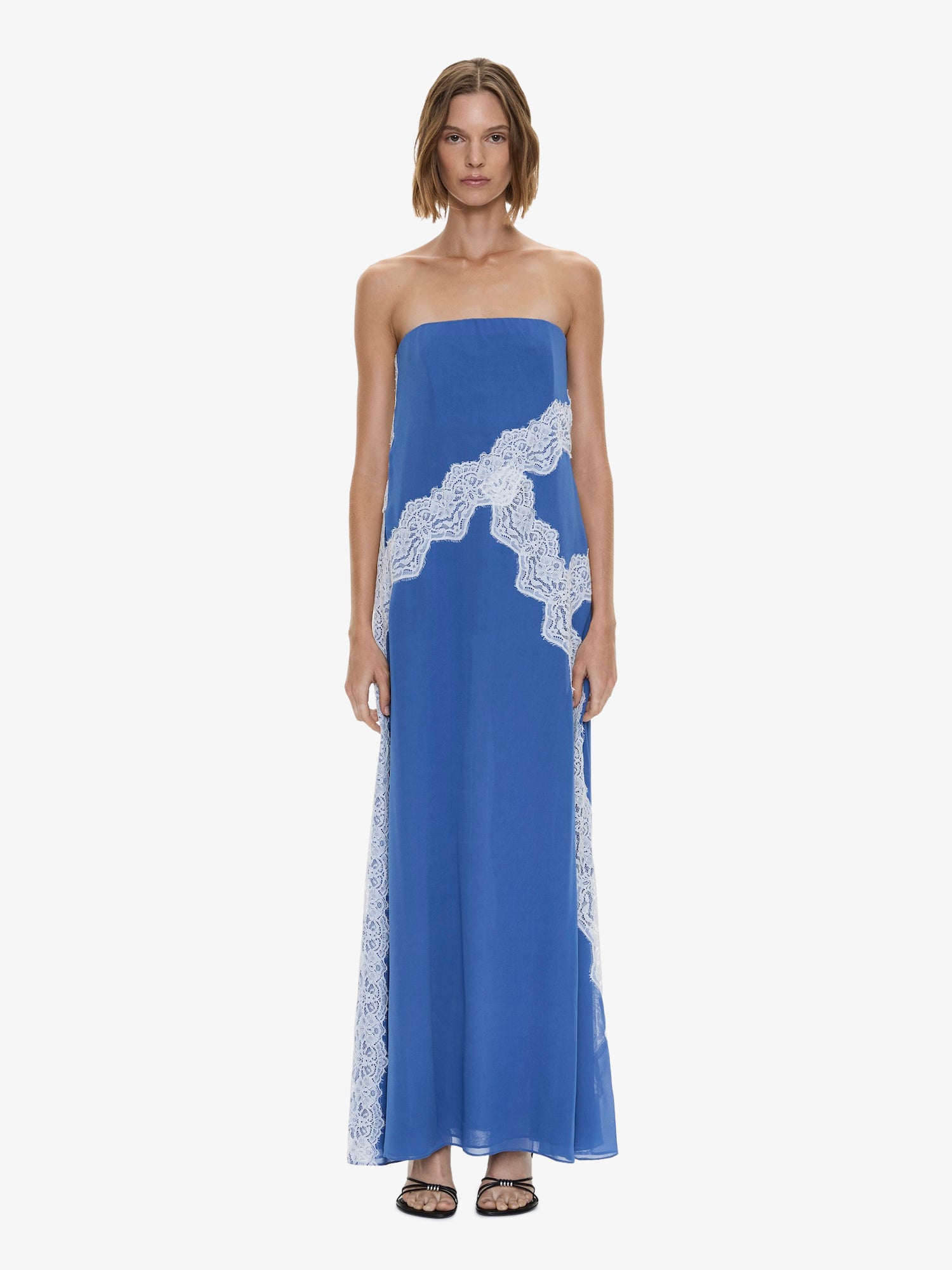Verve Lace Strapless Dress