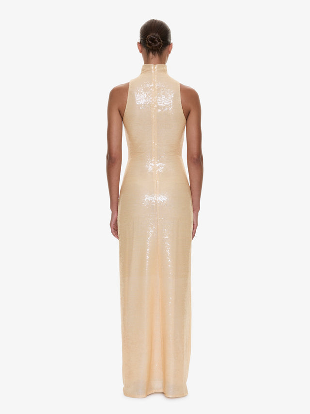 Opaline Sequin Tank Gown