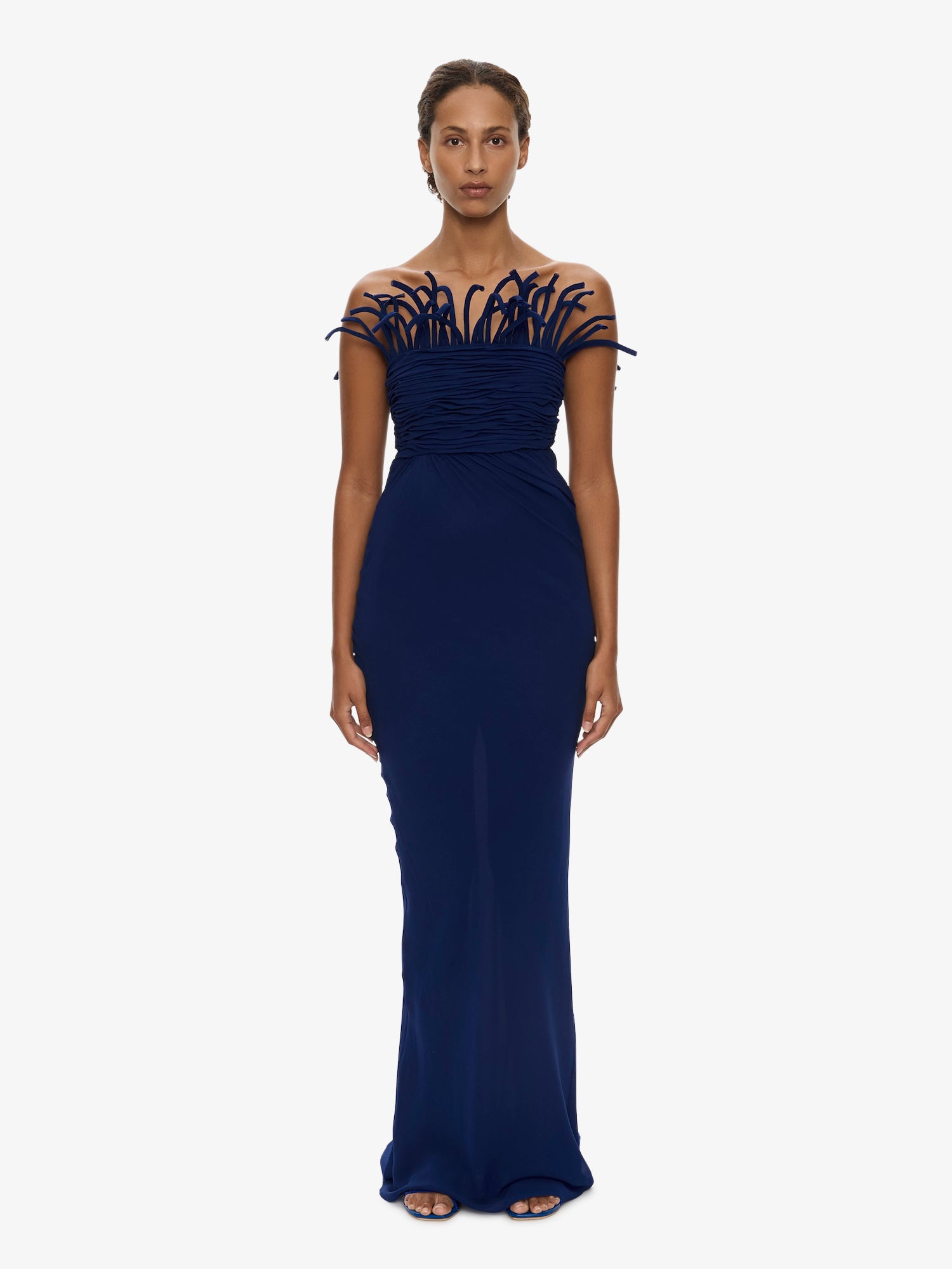 Aira Corded Silk Dress