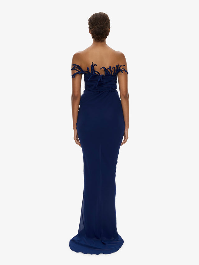 Aira Corded Silk Dress