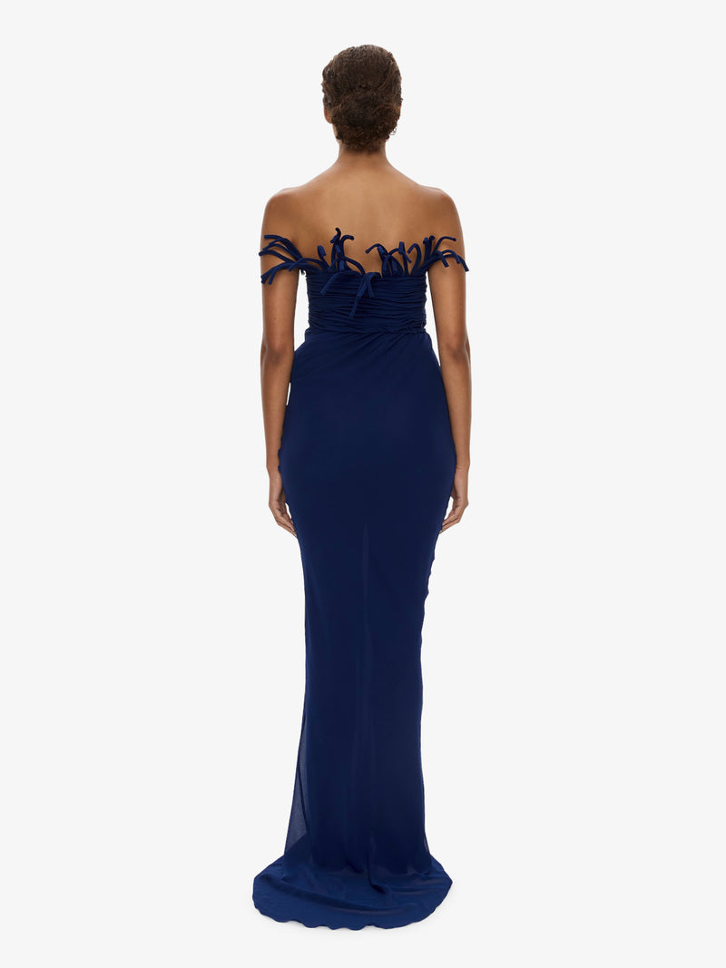 Aira Corded Silk Dress - Image 4