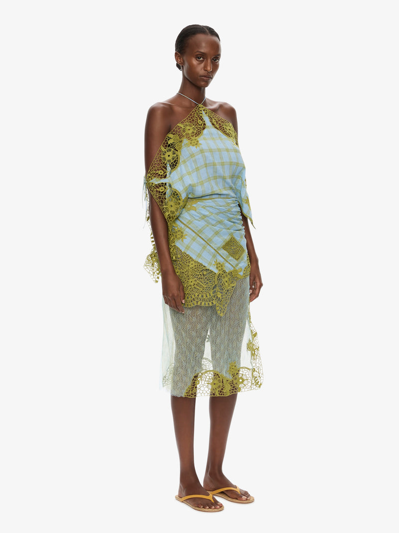 Embroidered Handkerchief Envelope Dress - Image 3