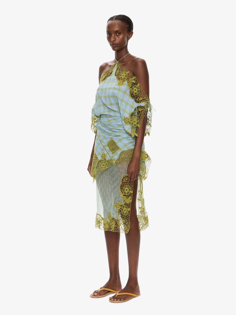 Embroidered Handkerchief Envelope Dress - Image 5