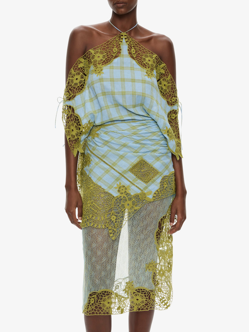 Embroidered Handkerchief Envelope Dress - Image 4