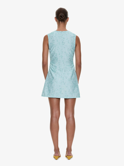 Light Leak Jacquard Loophole Mini Dress