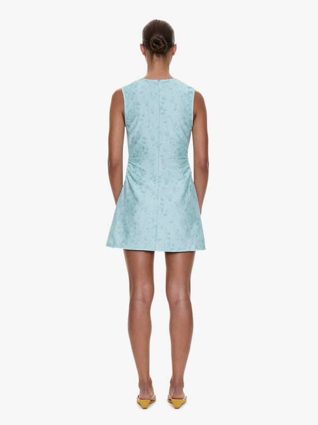 Light Leak Jacquard Loophole Mini Dress