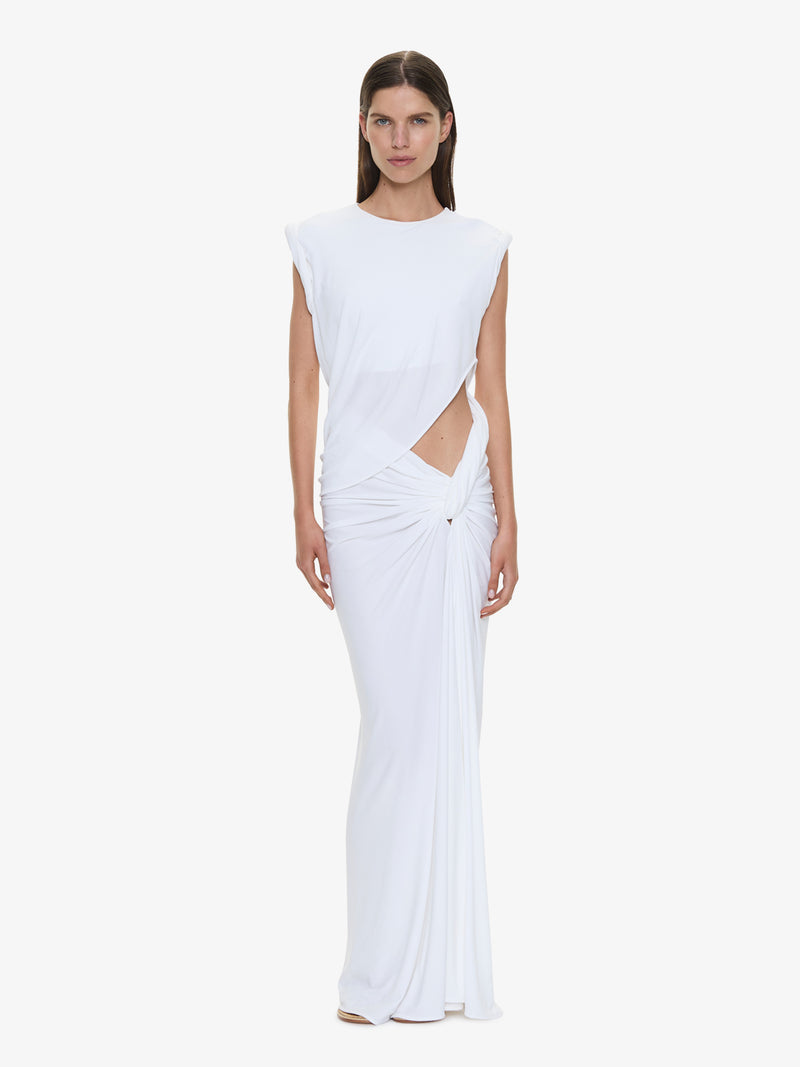 Twisted Lever Rolled Up Tee Dress - Image 1
