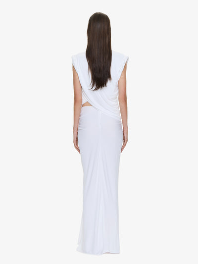 Twisted Lever Rolled Up Tee Dress
