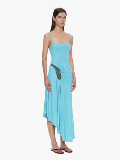 Paisley Lace Rib Cami Dress