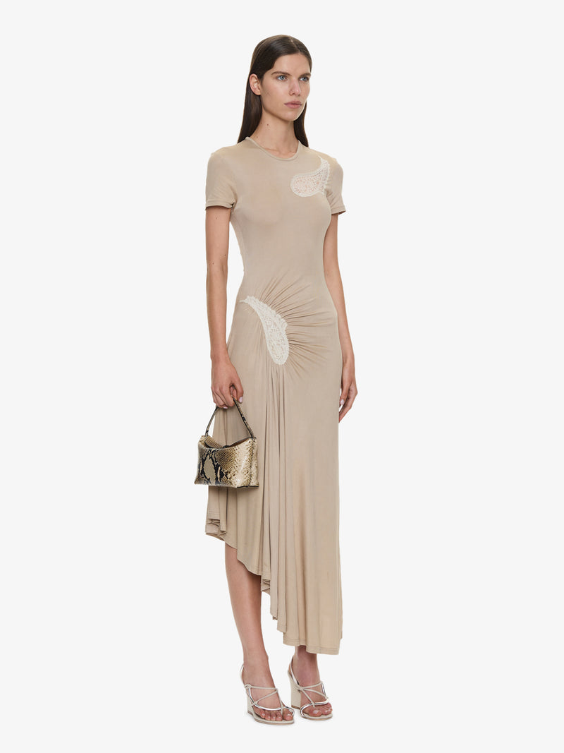 Paisley Lace Rib Tee Dress - Image 2